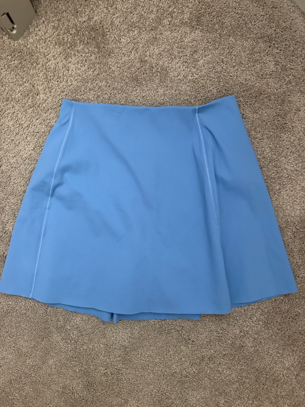 SPANX Sky Blue A-Line Mini Skort